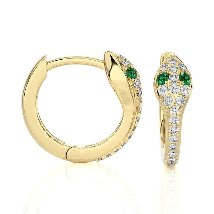 SNAKE Diamond Earrings