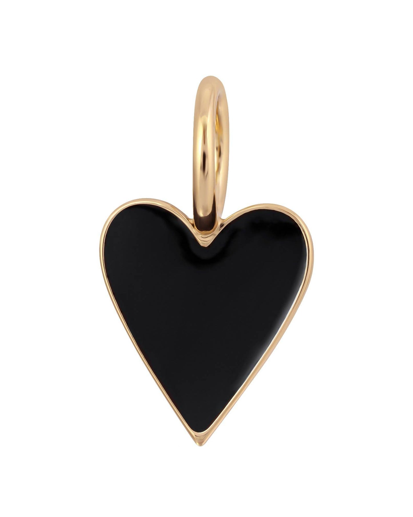 HELENA Small Enamel Pendant Black