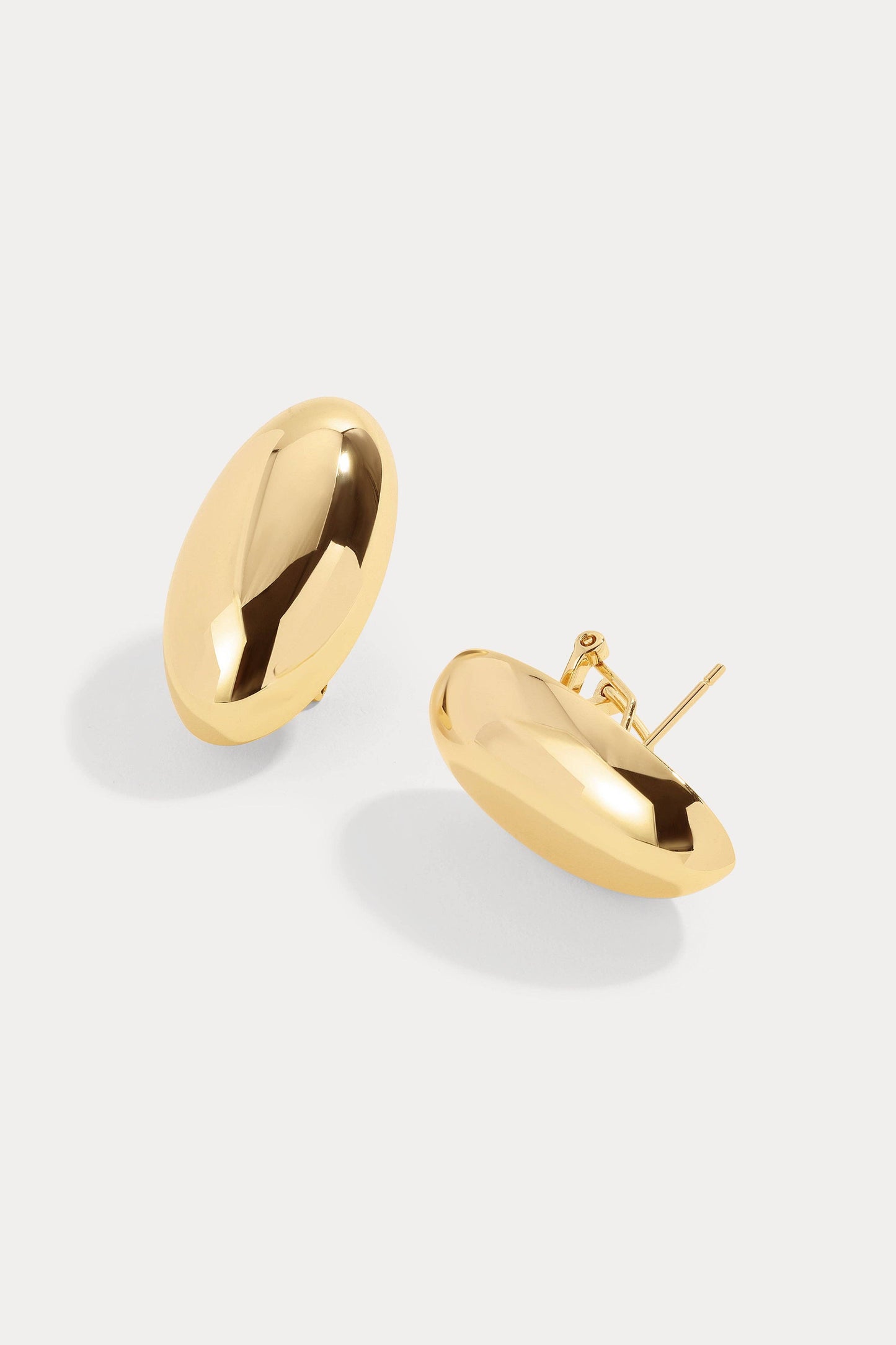 LILI CLASPE KEIREN Gold Dome Earrings