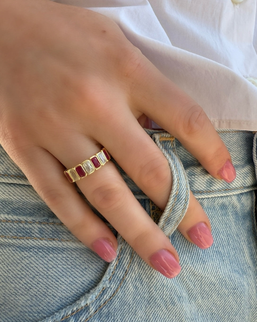 CHLOE Emerald Cut Ring