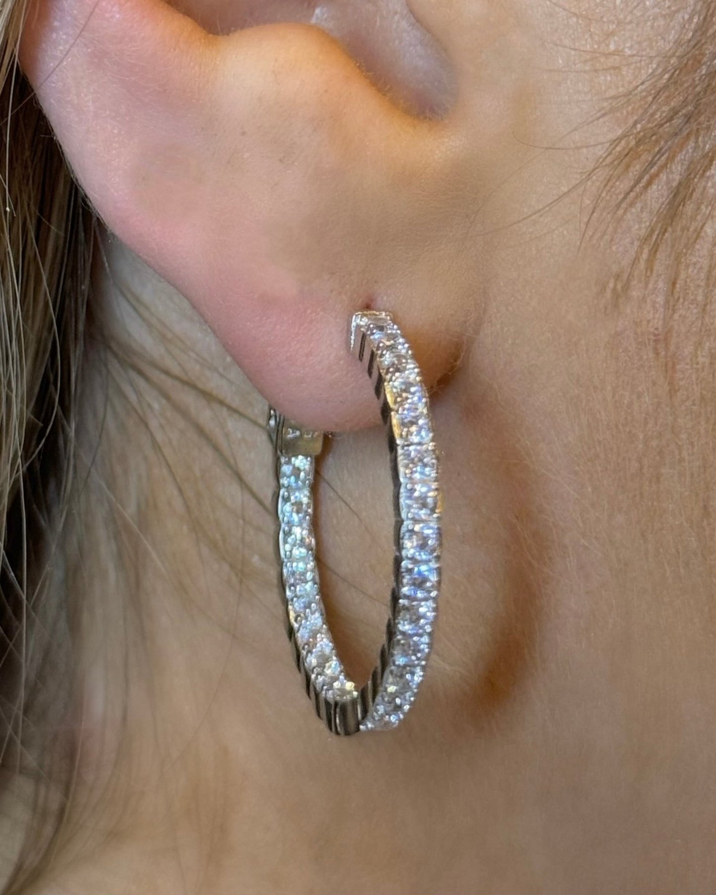 diamond hoop @dylanjamesjwelry.com