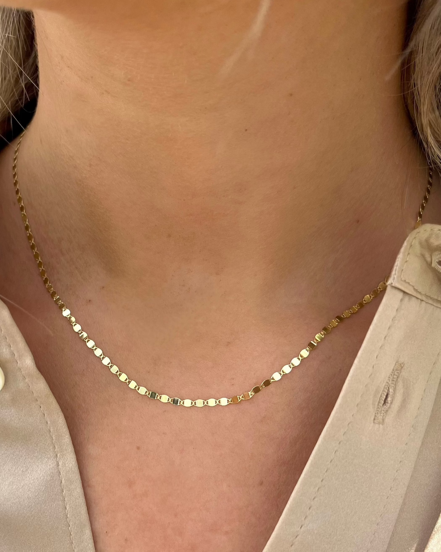 14kt yellow gold layering chian @dylanajmesjewelry.com