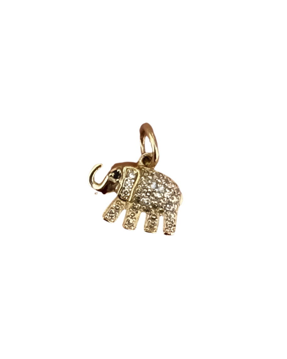 ELLA Elephant Diamond Charm