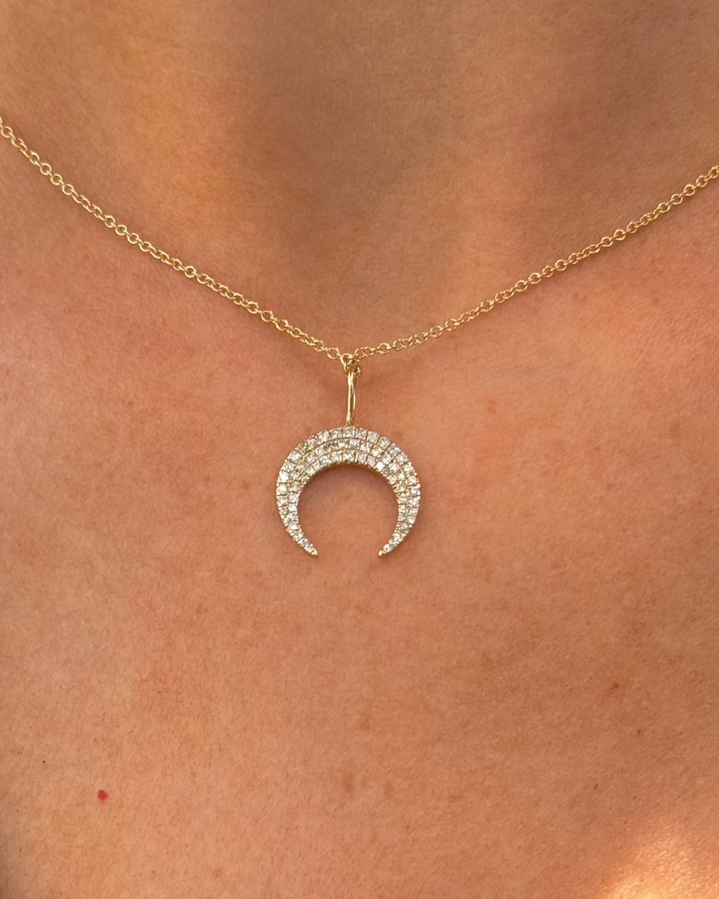 CRESCENT Diamond Necklace