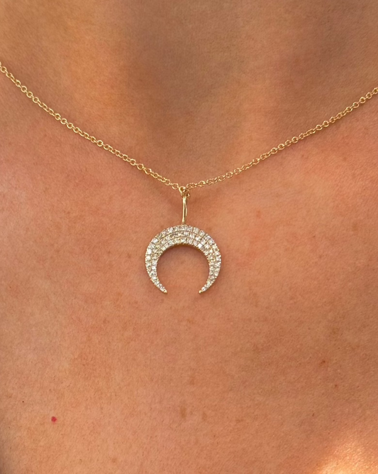 CRESCENT Diamond Necklace