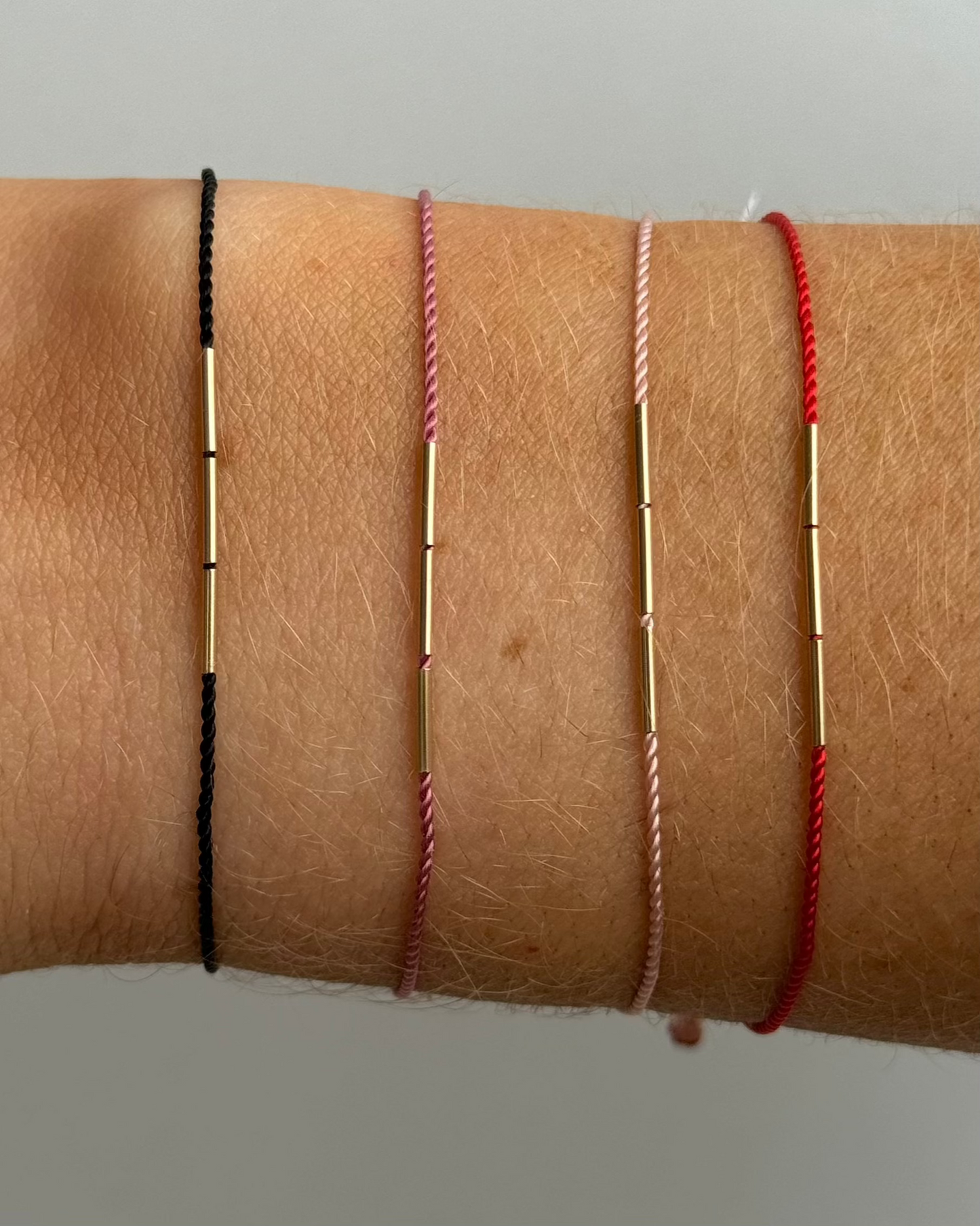 gold bars cord bracelet @dylanjamesjewelry.com