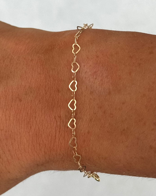 TEDDY Heart Link Bracelet