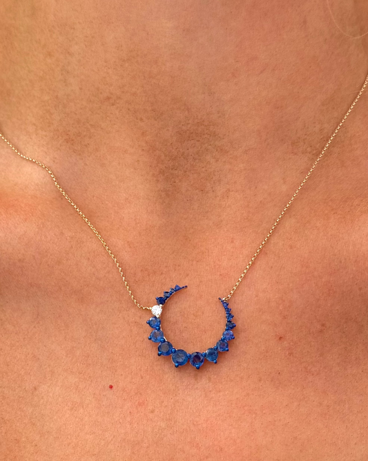 BROOKE Sapphire Diamond Necklace
