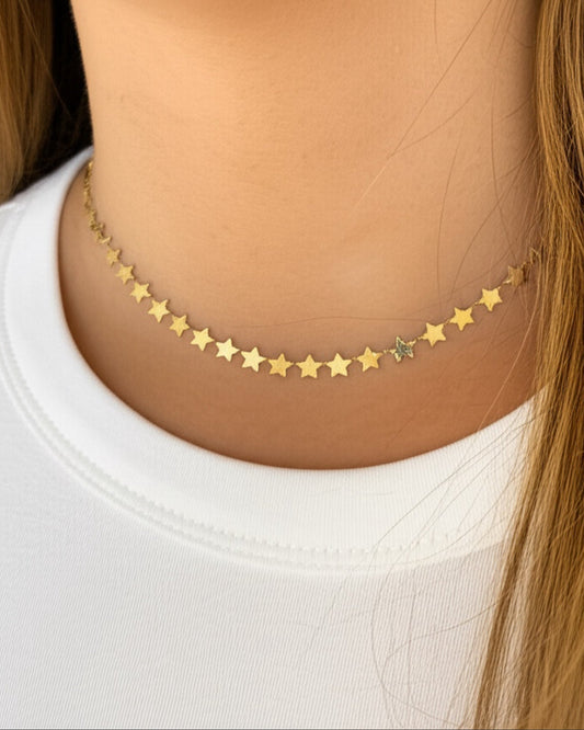 ELLIE Gold Star Necklace