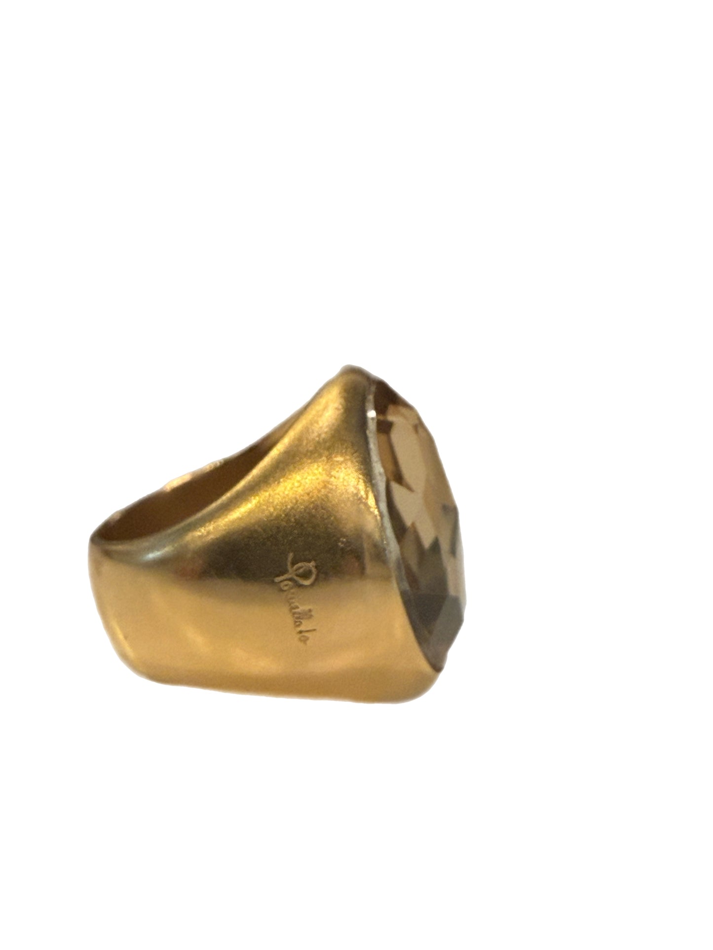 POMELLATO Vintage Rose Gold Stone RIng