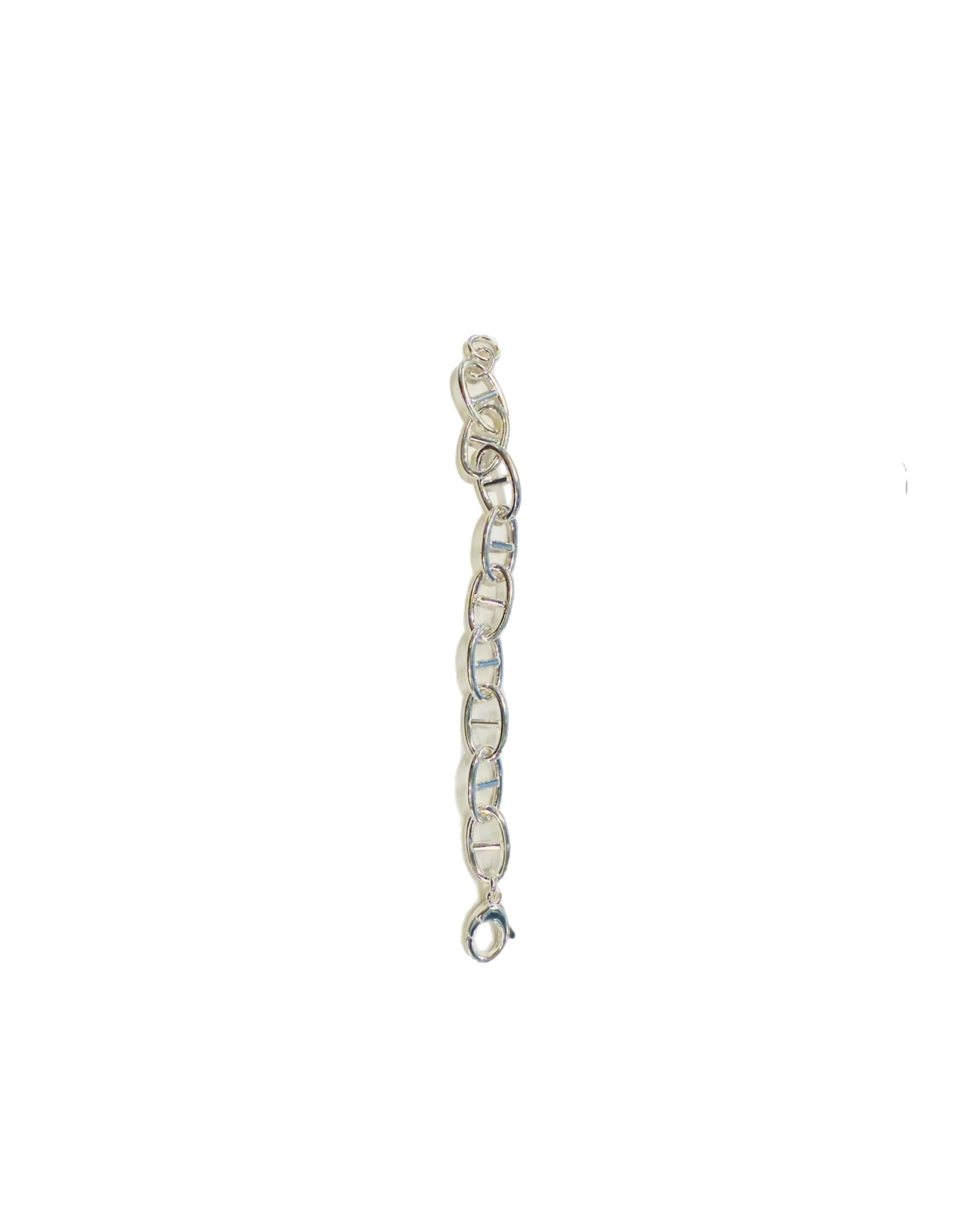 sterling silver large link braceelt