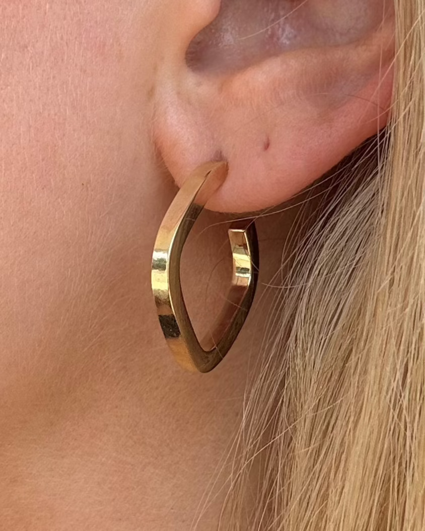 ASHE Gold Hoop Earrings