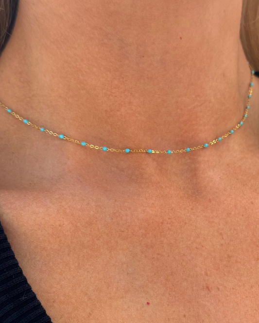 TRE Gold Enamel Chain