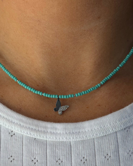 Allison Turquoise Beaded Necklace