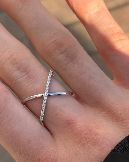 TWIST Gold Diamond Ring