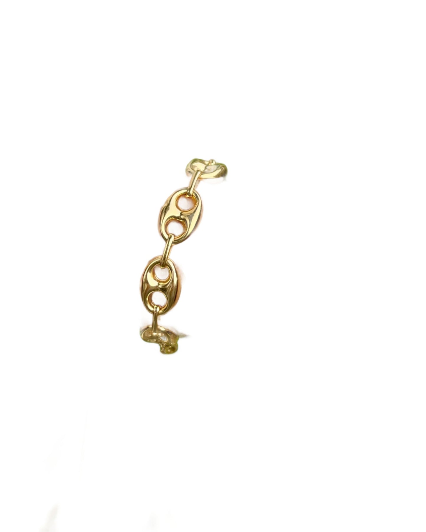 yellow gold large mariner link mariner link bracelet @dylanjamesjewelry.com