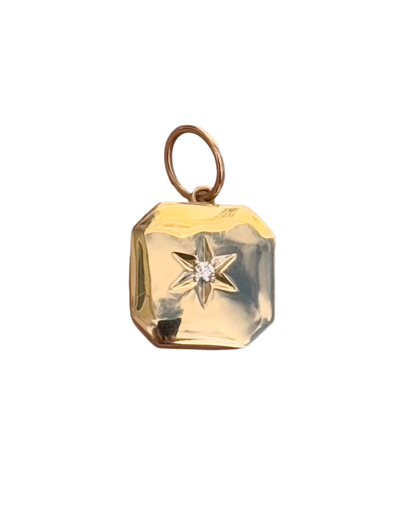 OSLO Gold Locket Charm