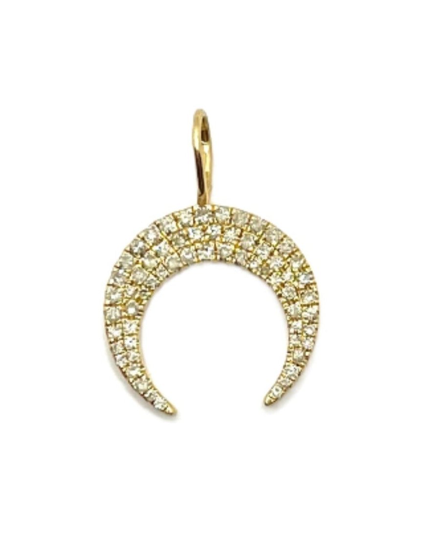 14kt yellow gold diamond charm @dylanjamesjewelry.com