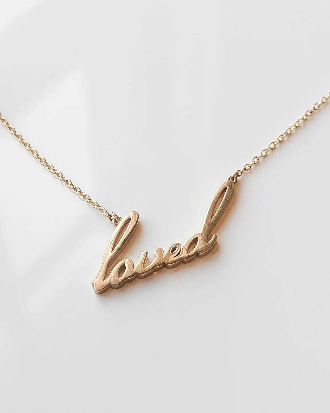 LOVED Gold Necklace