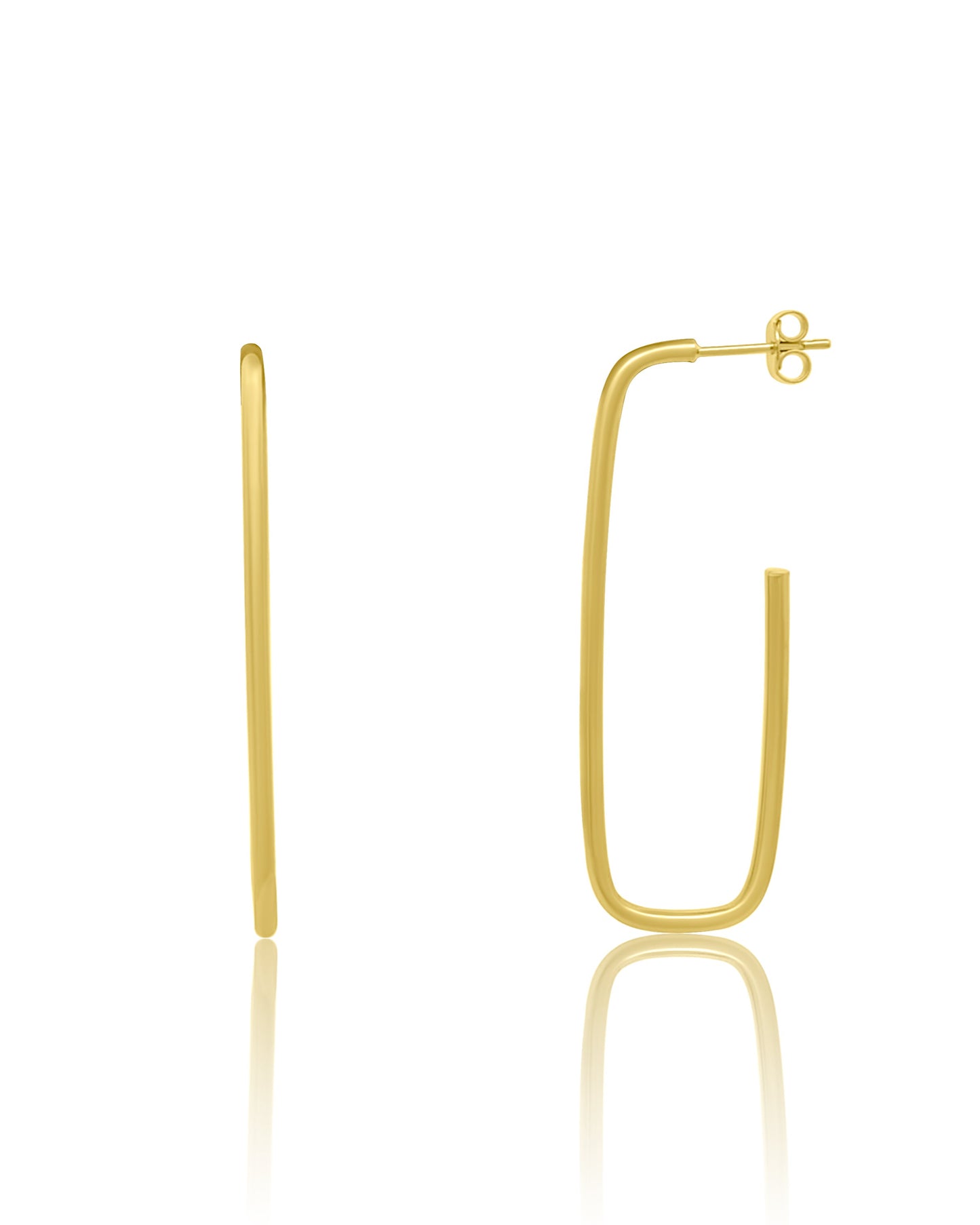 PILAR Gold Hoop Earrings