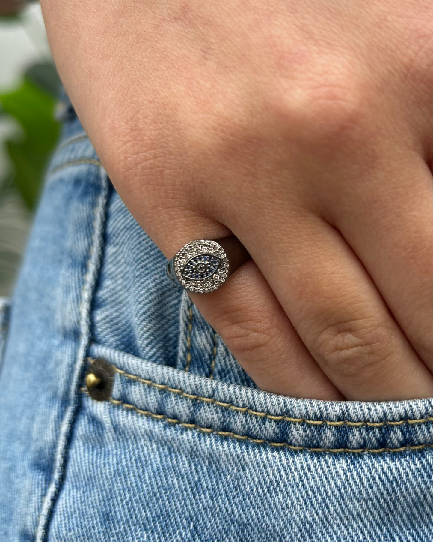 DIYA Sterling Diamond Ring