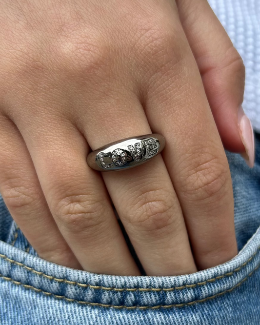 LAYLA Sterling Diamond Ring