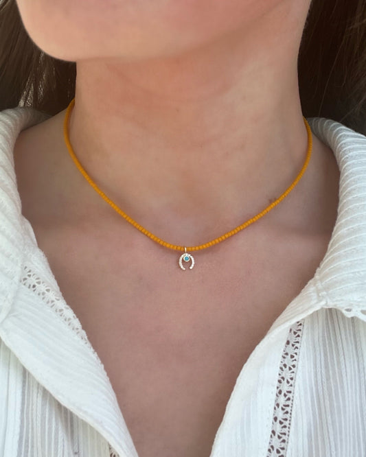 SUMMER Diamond Beaded Necklace