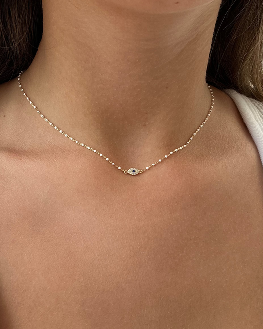 GAGA Eye Beaded Necklace