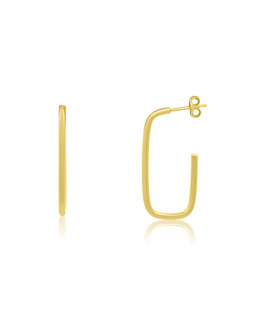 PILAR Gold Hoop Earrings