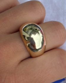 gold dome ring 14kt yellow gold @dylanjamesjewelry.com