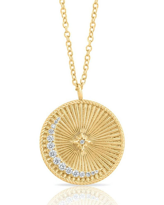 ELIZABETH STONE Cele Coin Pendant