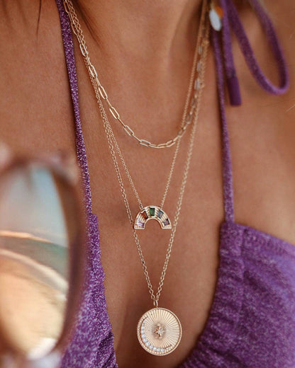 ELIZABETH STONE Cele Coin Pendant