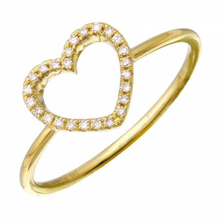 AVI Diamond Heart Ring – Dylan James