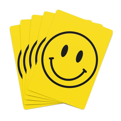 Happy Faced Smiley Face   Playing Cards Deck Of Cards