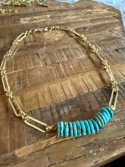 Sonya Renee Ariel Turquoise Necklace