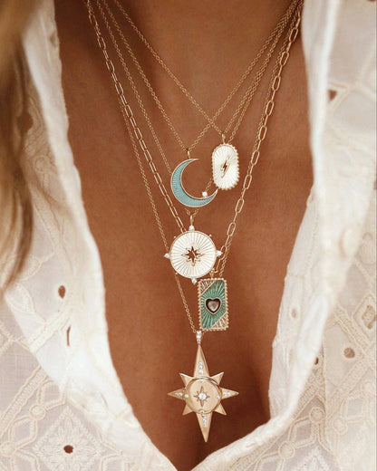 ELIZABETH STONE Star Pendant - Gold