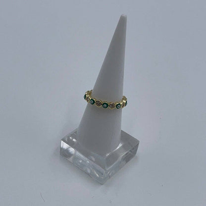 SKINNY Evil Eye Adjustable Ring