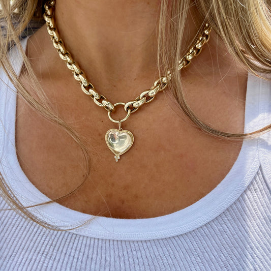 ANN Diamond Gold Necklace