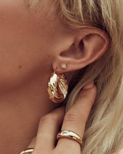 ELIZABETH STONE Teeny Eye Studs - Opal