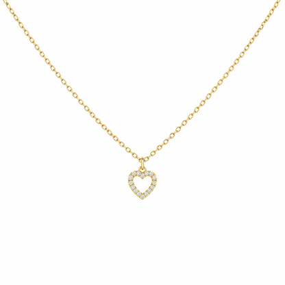 ZOE Diamond Heart Necklace
