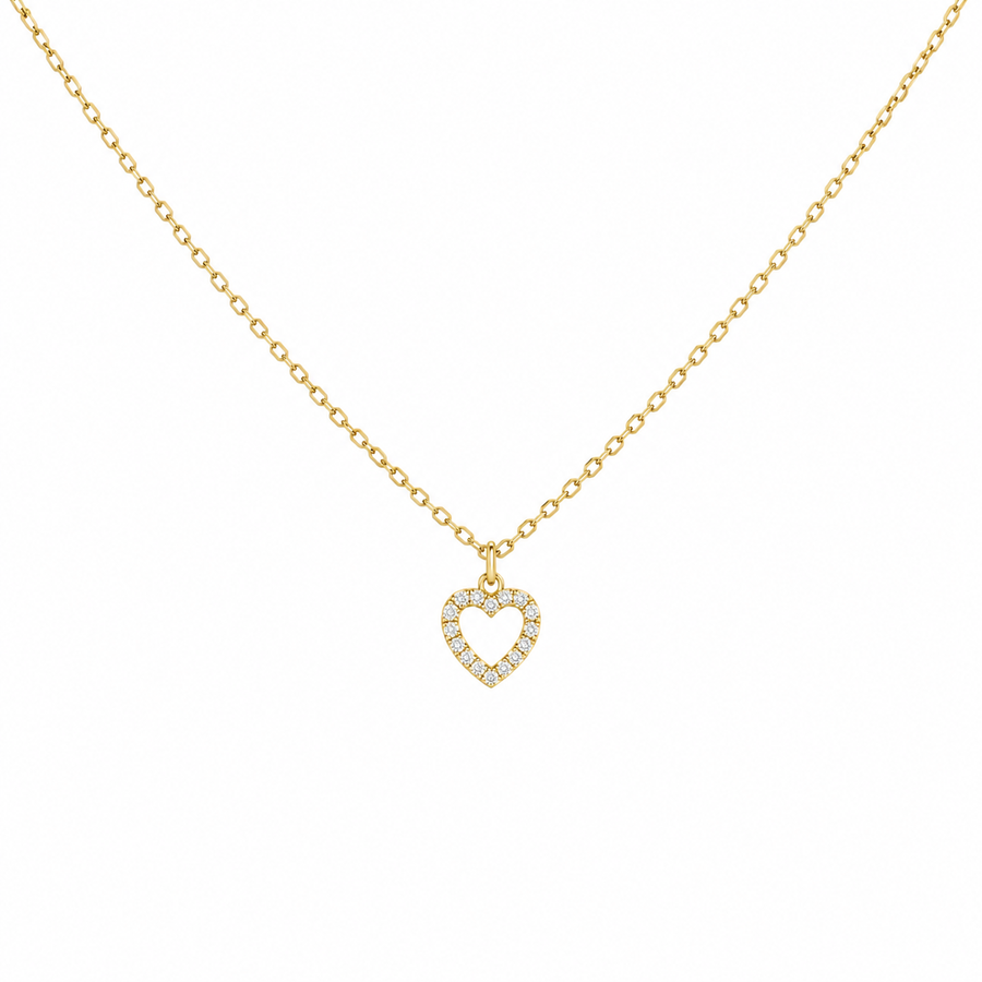 ZOE Diamond Heart Necklace