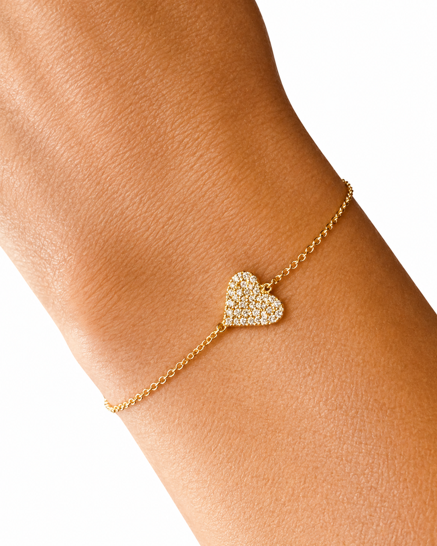 ALLIE Diamond Heart Bracelet