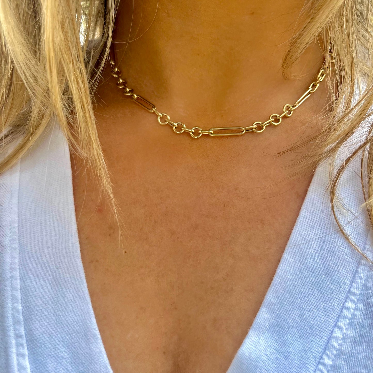 STEVIE 14kt Yellow Gold Chain