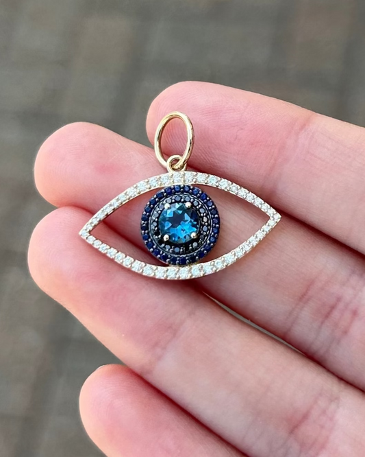 MIRAN Diamond Evil Eye Charm