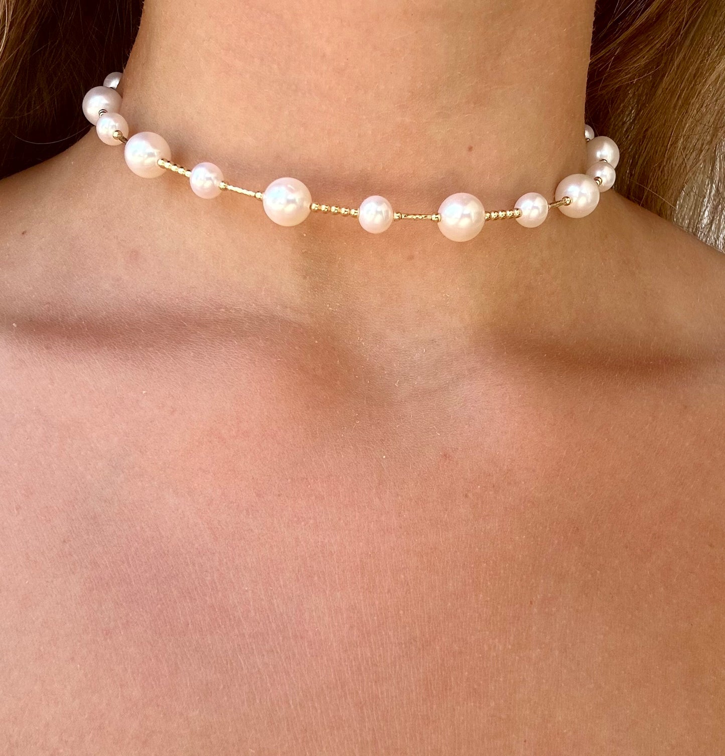 ARMAN Large Pearl Choker