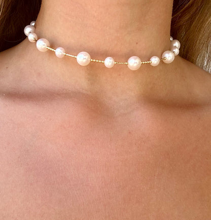 ARMAN Large Pearl Choker