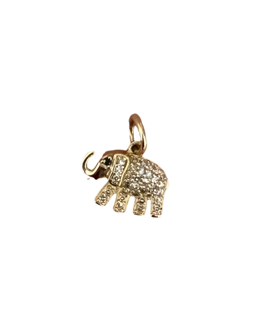 ELLA Elephant Diamond Charm