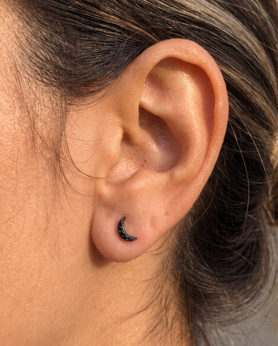 BLACK Diamond Earrings