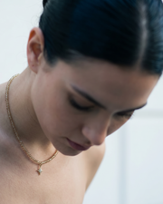 EMMA Citrine Gold and Diamond Necklace