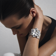 SHARI Vintage Silver Bangle